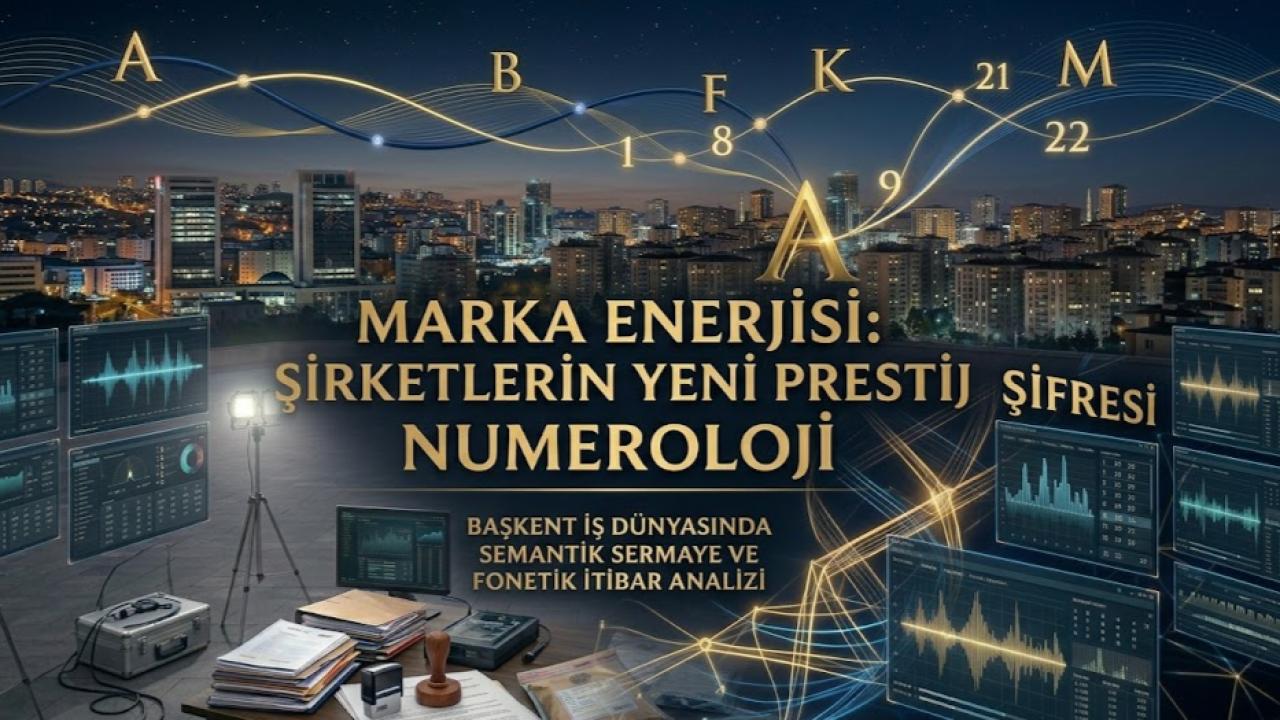 Ankara’da 'Semantik Sermaye' Dönemi: Şirketlerin Gizli Gücü Numeroloji ve İsim Analizi