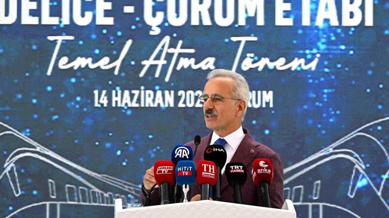 Ankara-Kırıkkale Samsun Hızlı Tren Hattı Çorum-Havza kesiminin ihalesi yapıldı