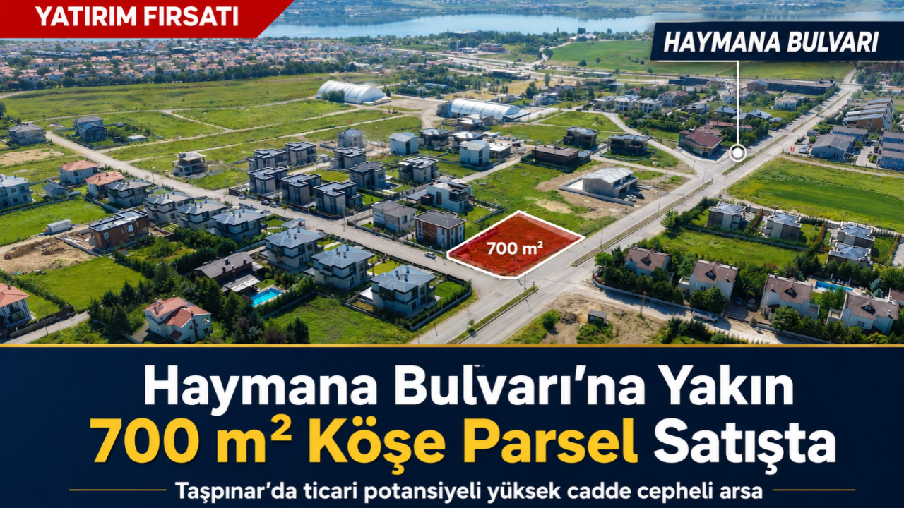 Gölbaşı’nda yatırım değeri yüksek kavşağa cephe kupon arsa