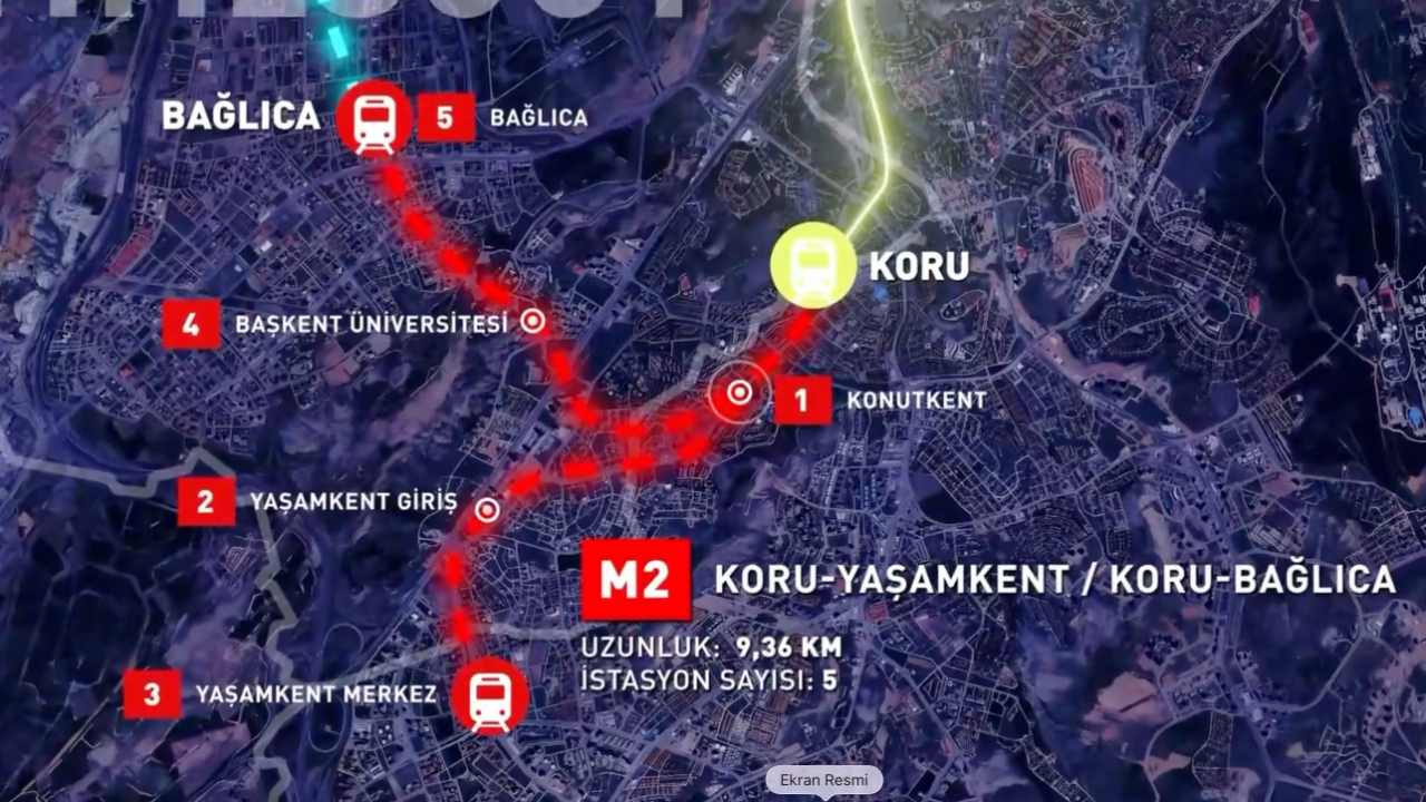 Koru-Yaşamkent ve Koru-Bağlıca metrosu için ihale süreci başlıyor