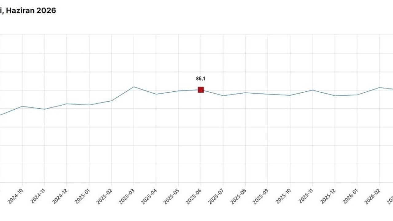 TÜİK: Tüketici güven endeksi yüzde 2,5 arttı
